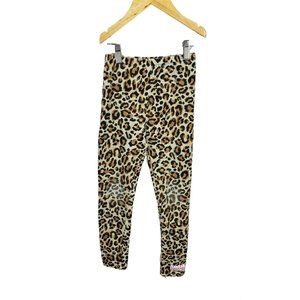 Ruffle Girl Cheetah Print Girls Elastic Waist Leggings Size 8‎